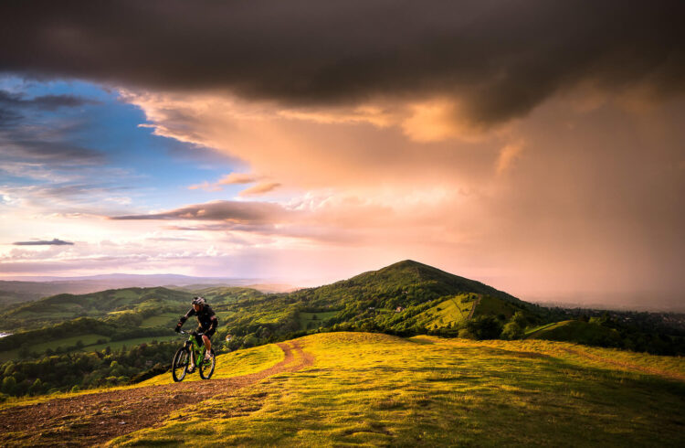 Malvern Hills Copyright Cyclist Jan Sedlacek