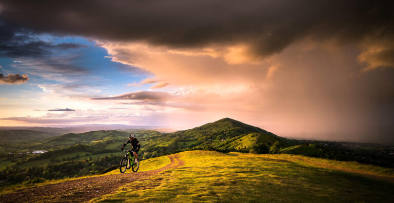 Malvern Hills Copyright Cyclist Jan Sedlacek