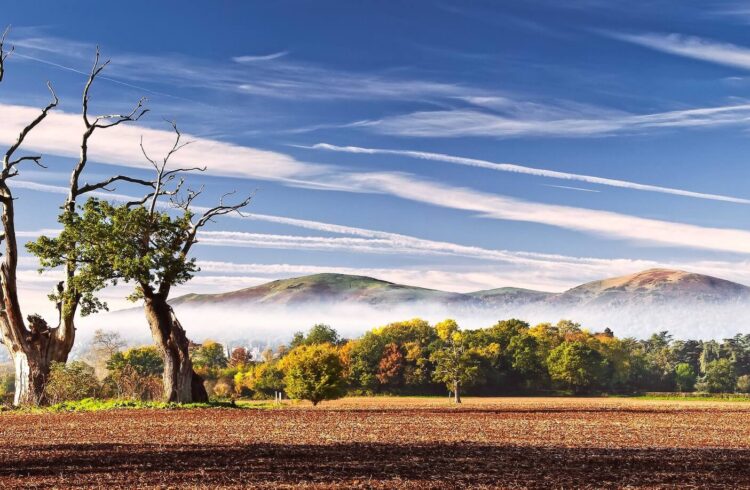 Malvern Hills From Madresfield Copyright Jan Sedlacek