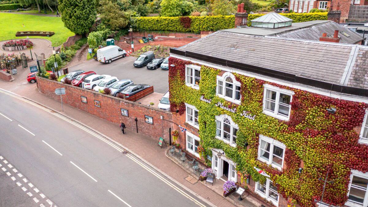 Mount pleasant aerial shot