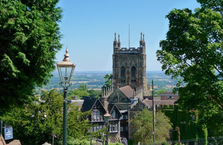 Malvern Priory View