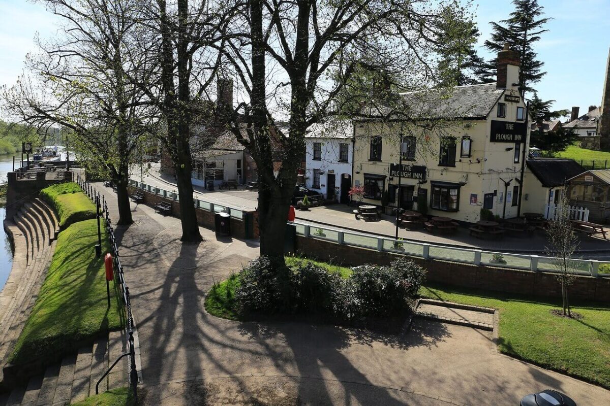 Upton from the bridge