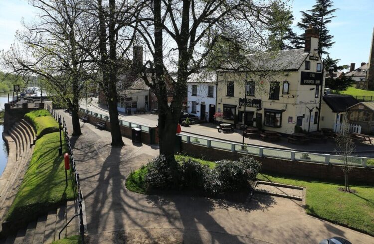 Upton from the bridge