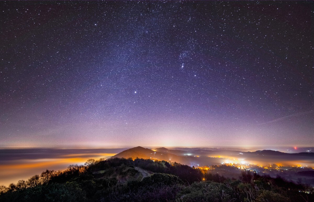 Malvern Hills at Night