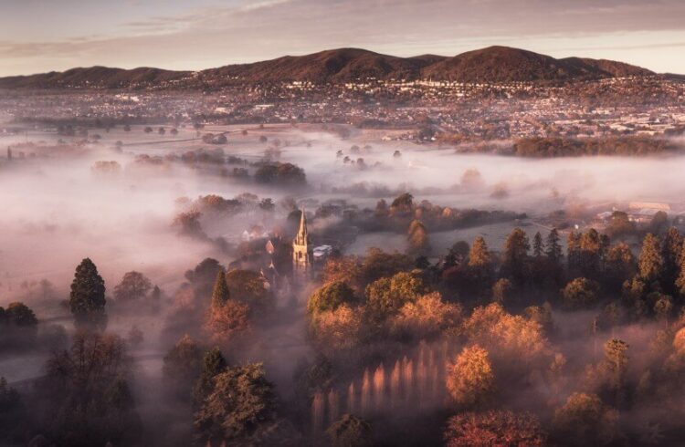 Misty Malvern Hills