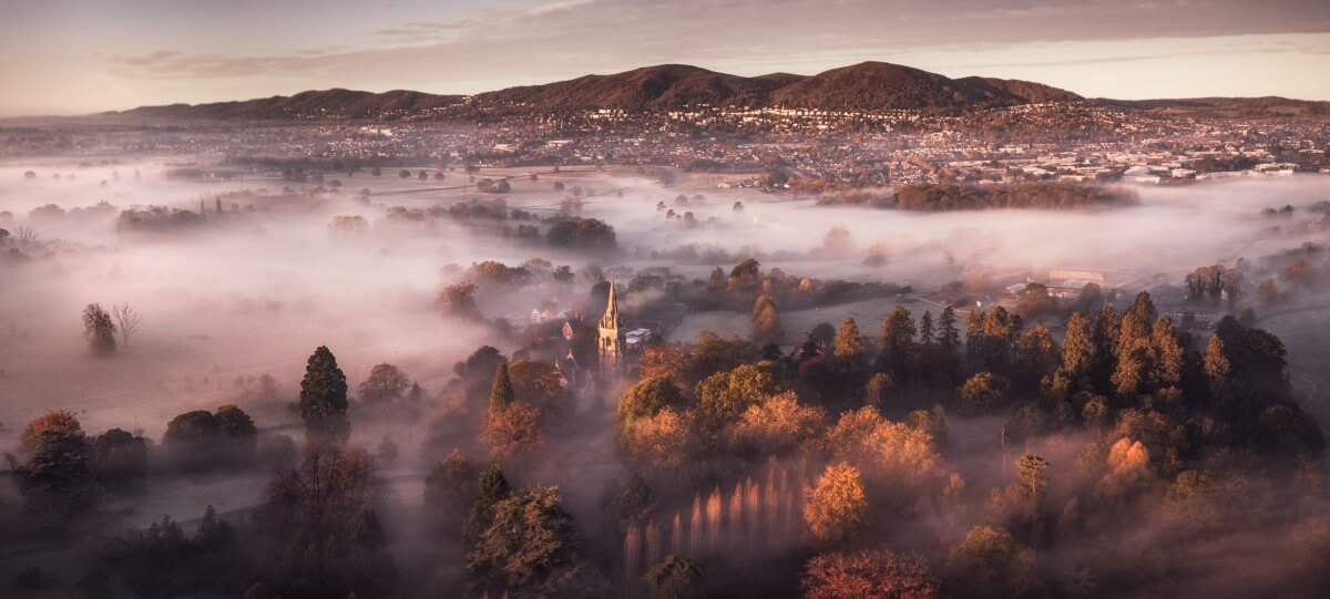 Misty Malvern Hills