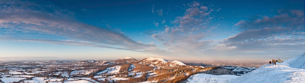 Malvern Hills Winter Snow