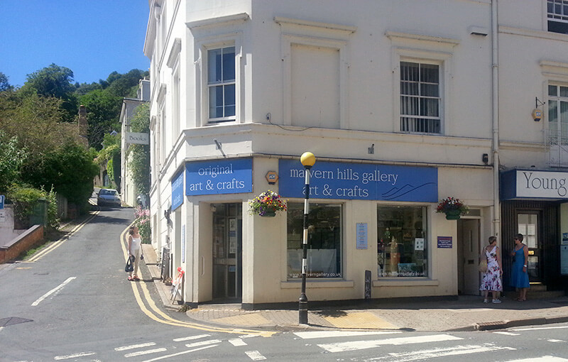 A Street in Malvern UK