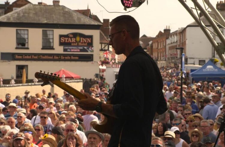 Upton Blues Festival stage