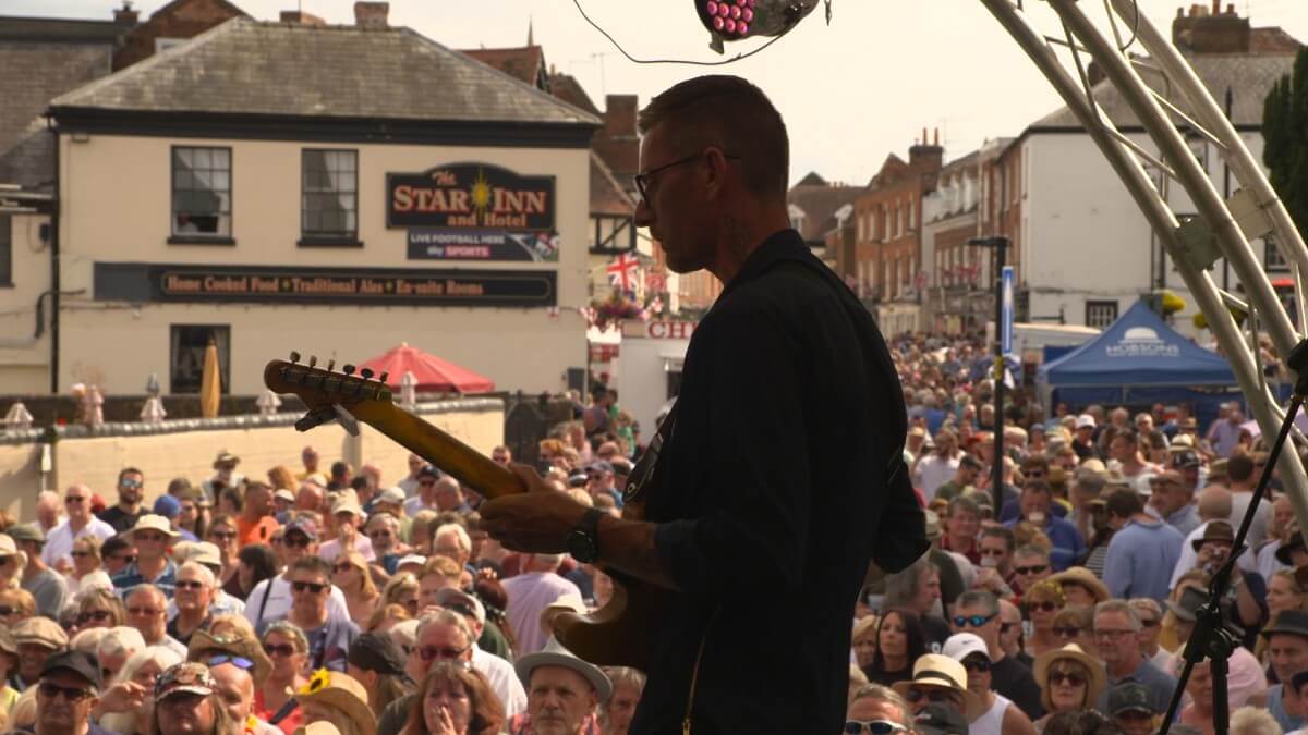 Upton Blues Festival stage