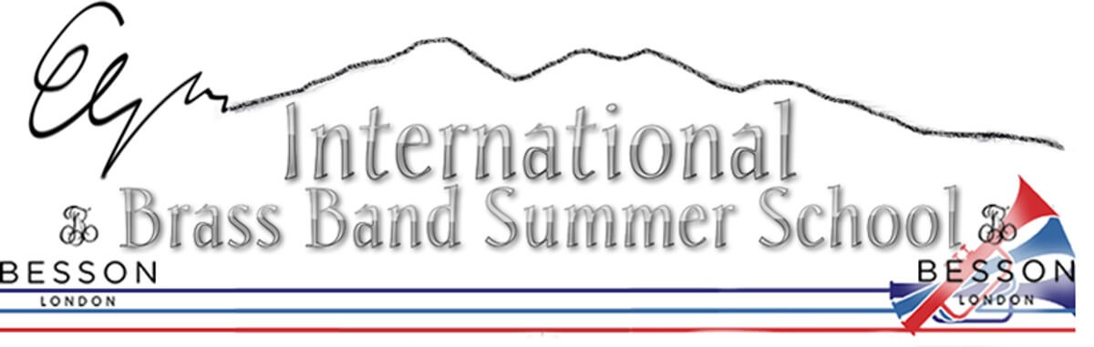 Banner advertising Elgar International Brass Band Summer School