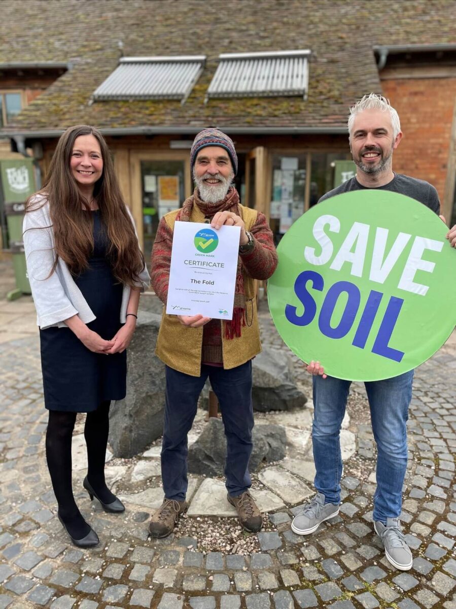 Victoria Carman, Visitor Economy Officer at Malvern Hills District Council, William Tooby from The Fold, and Cllr Daniel Walton, Portfolio Holder for Tourism and Economic Development at Malvern Hills District Council.