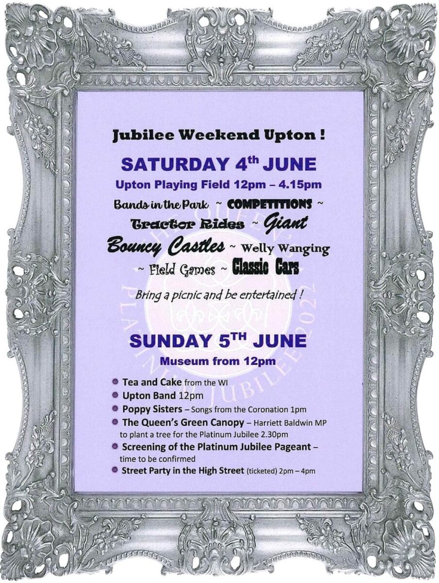 Poster For Upton's Jubilee Celebration