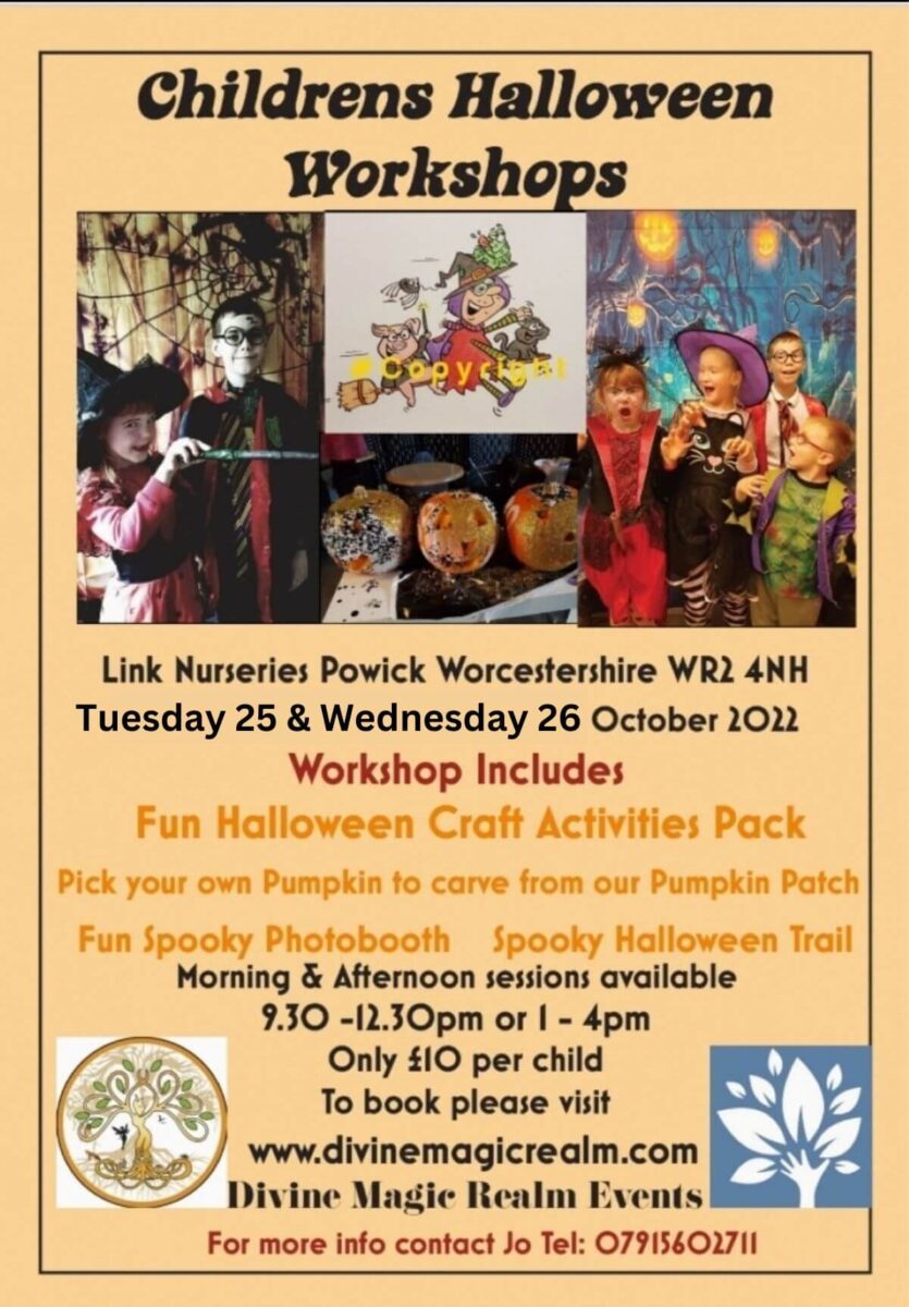 Halloween Workshops Poster