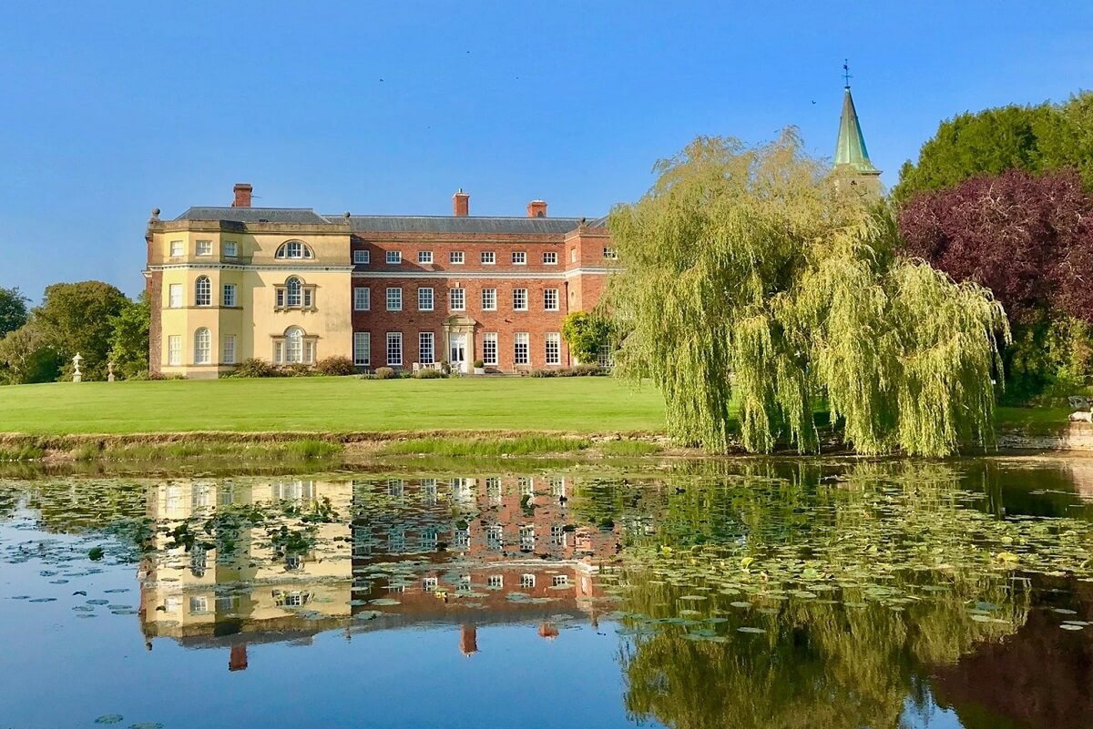 Kyre Park reflected in lake