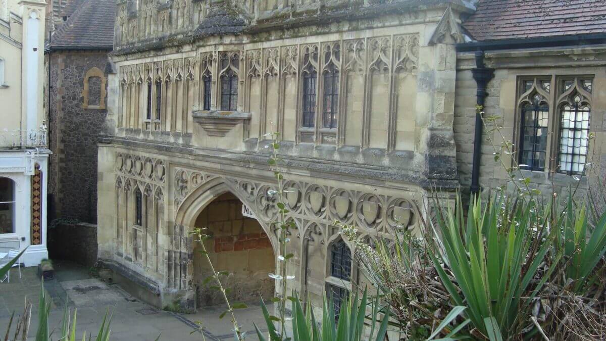 The medieval Priory Gatehouse of Great Malvern