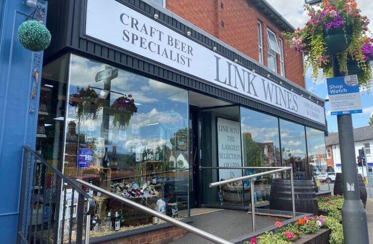 Off Licence shop front