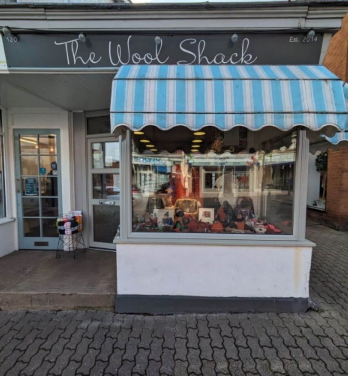 Shop front of a wool shop