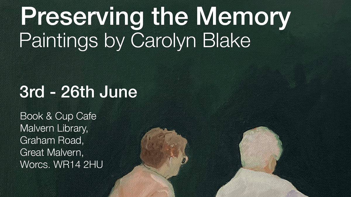 'Preserving the Memory': paintings by Carolyn Blake (with image of two mature women below)