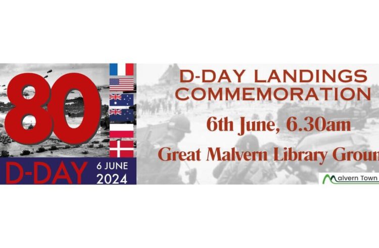 D-Day memorial poster