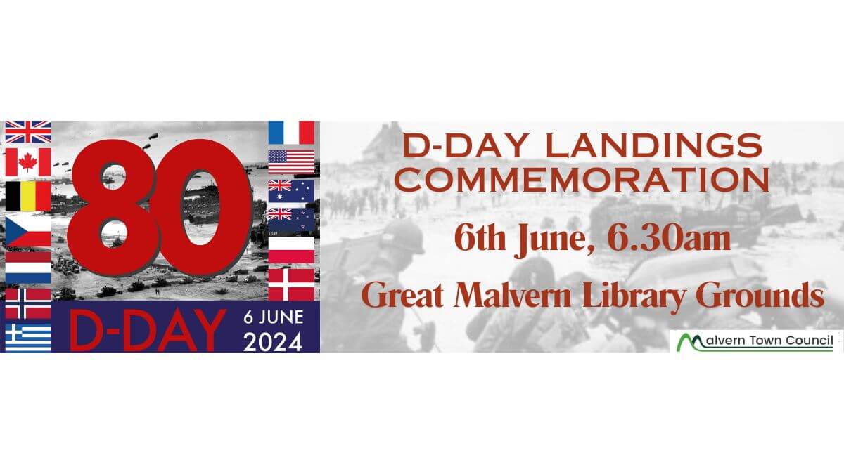 D-Day memorial poster