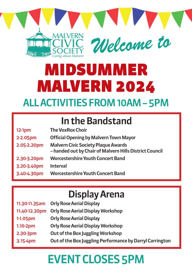 Midsummer Malvern Programme